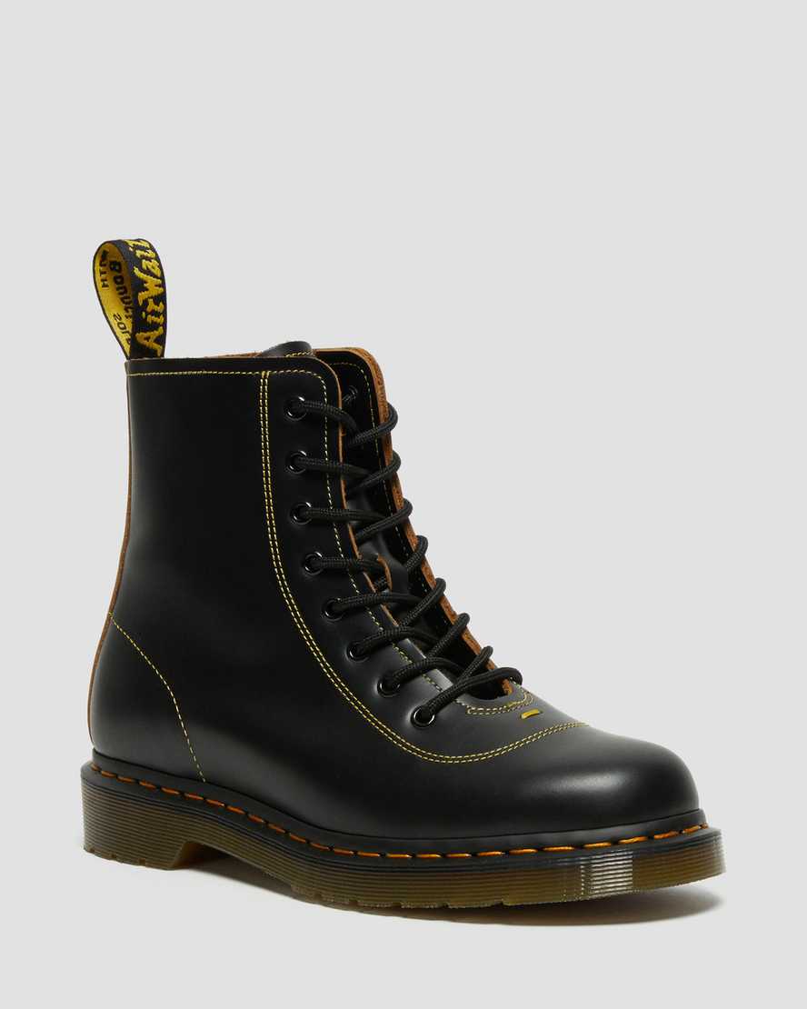 Dr. Martens Pharamond Vintage Smooth Deri Kadın Ayak Bileği Botları - Bot Siyah |SXEWQ8416|